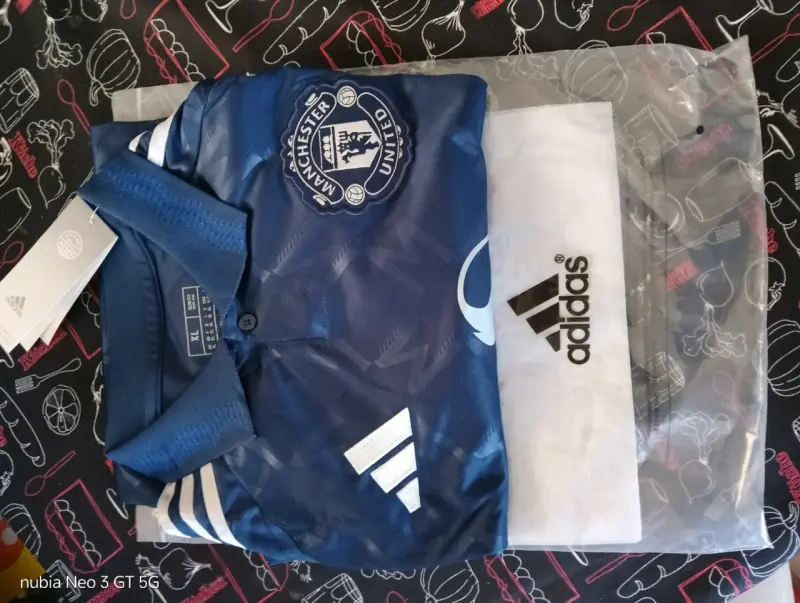 Camiseta adidas Manchester United azul - 4