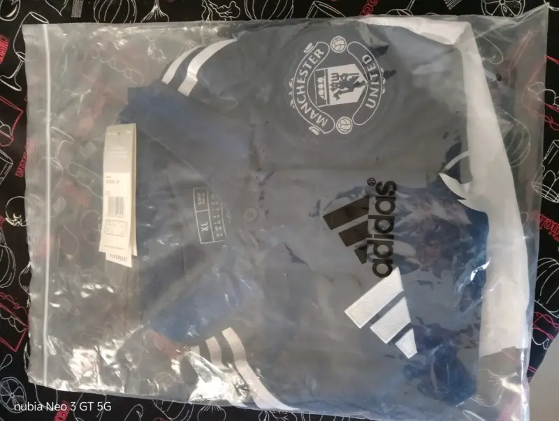 Camiseta adidas Manchester United azul - 5