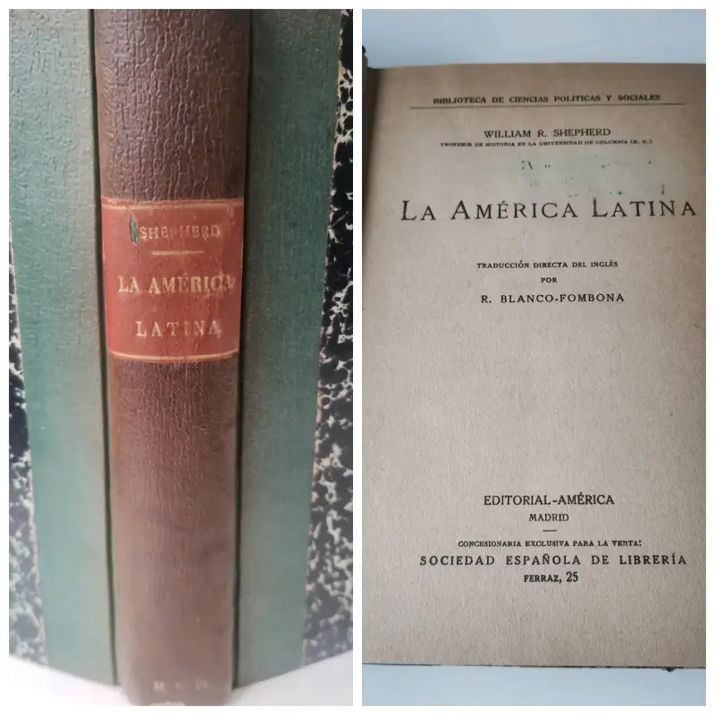 La América Latina, Shepherd. Antiguo 1918 - 1