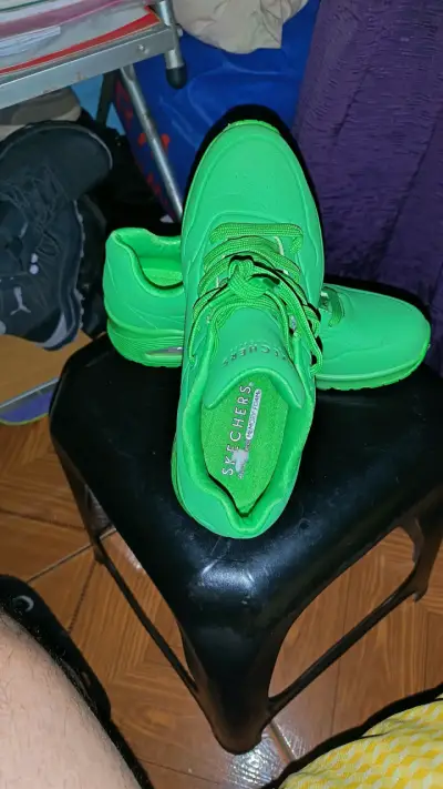 Zapatillas verdes Skechers - miniatura 1