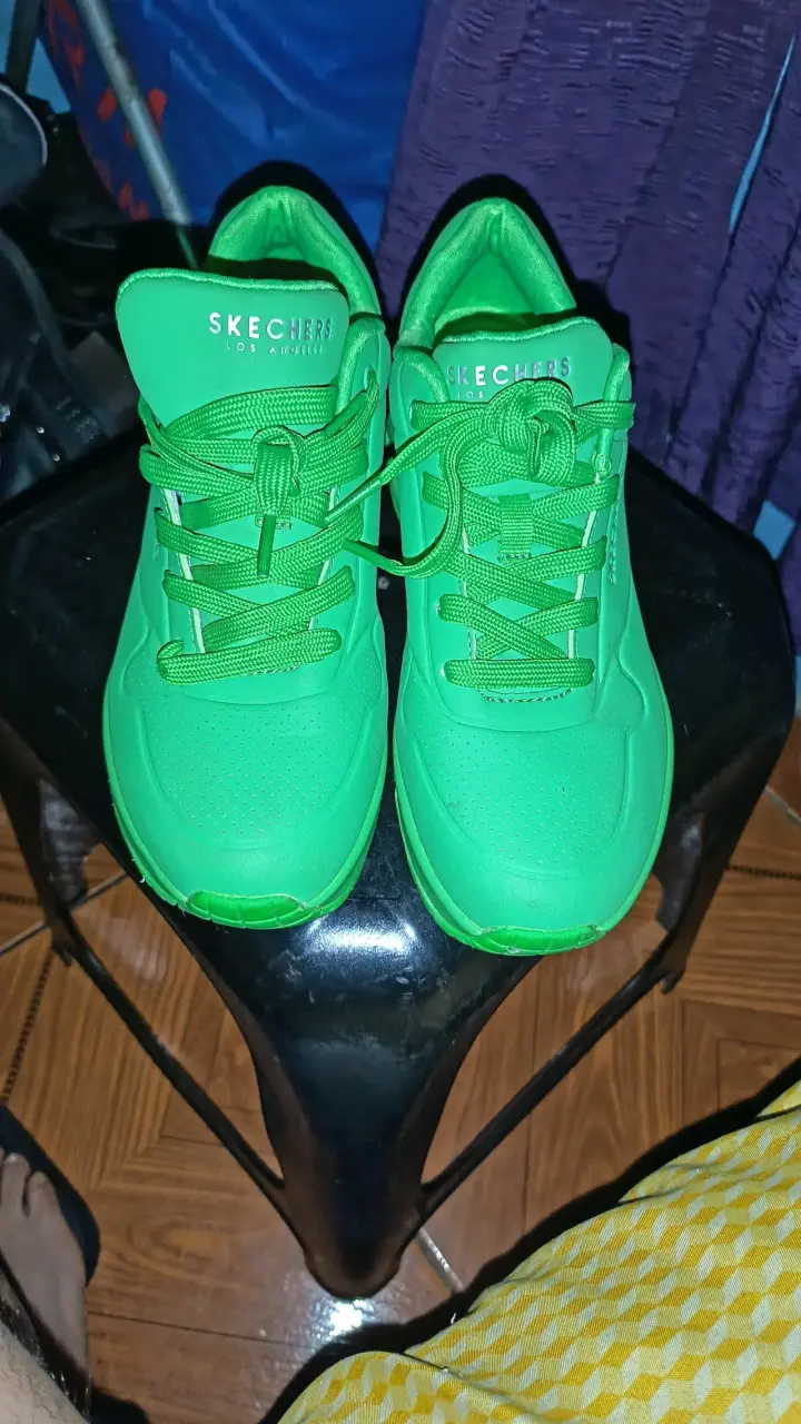 Zapatillas verdes Skechers - 3