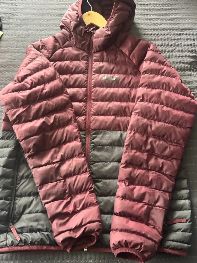 Chaqueta acolchada burdeos HH - 1