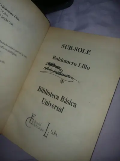 Libro 'Sub-Terra' de Baldomero Lillo - miniatura 3