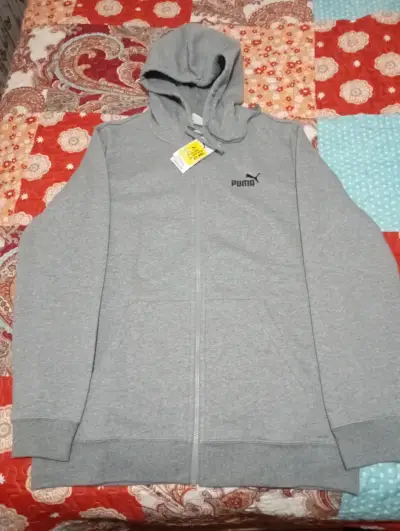 Polerón gris Puma con cierre - miniatura 2
