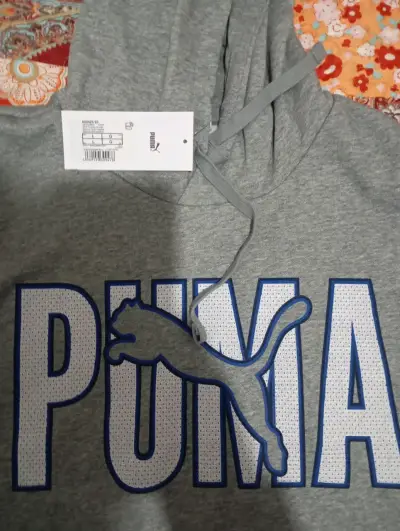 Polerón gris marca Puma - miniatura 1