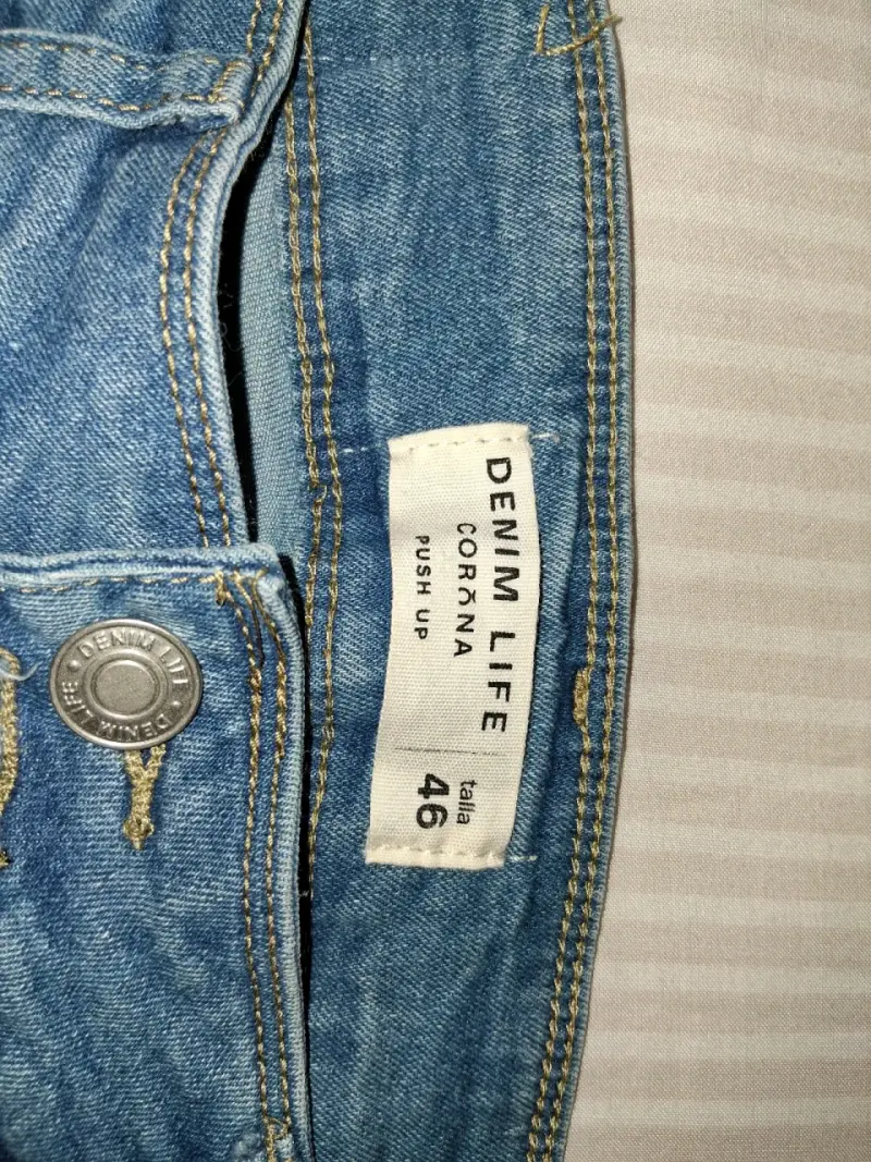 Jeans azules rectos - 3