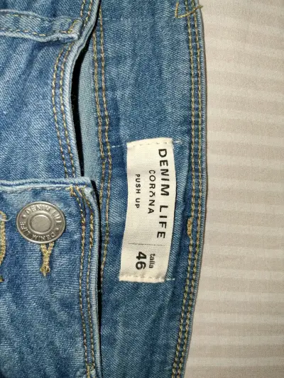 Jeans azules rectos - miniatura 3