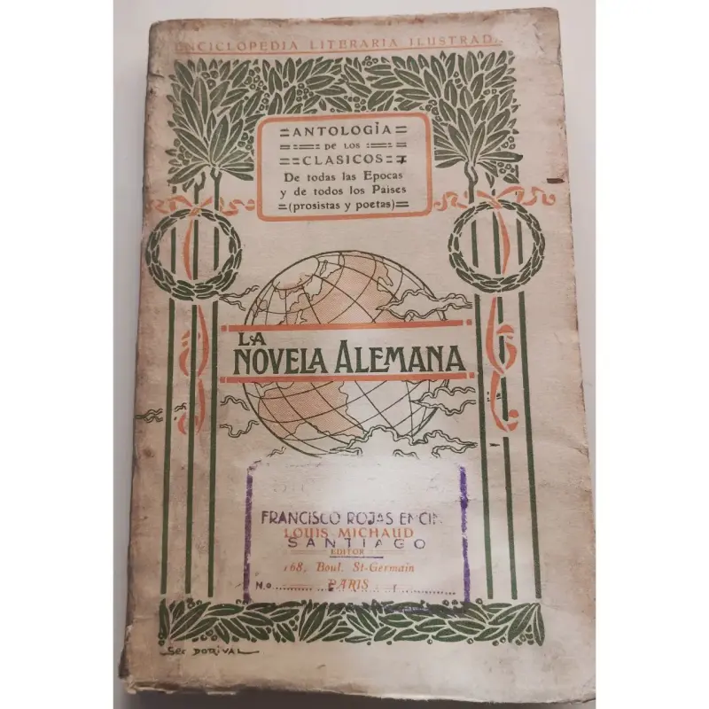 La Novela Alemana, Jorge Le Bas. Antigua Ed 1905 - 2