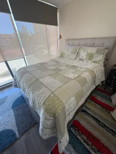 NUEVO Cubrecama Textil Viña, modelo Patchwork. - miniatura 2