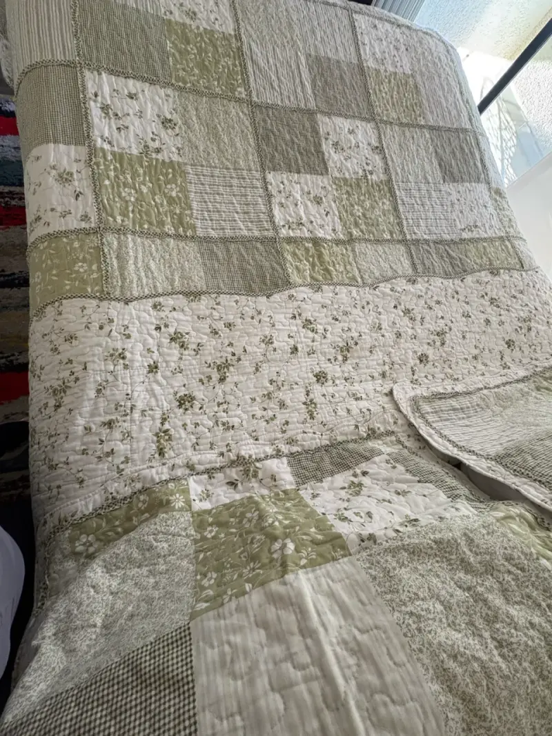 NUEVO Cubrecama Textil Viña, modelo Patchwork. - 4