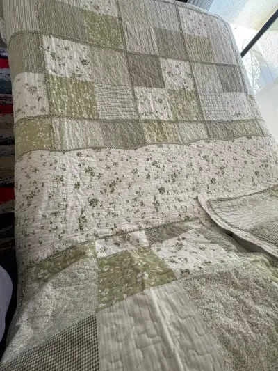 NUEVO Cubrecama Textil Viña, modelo Patchwork. - miniatura 4