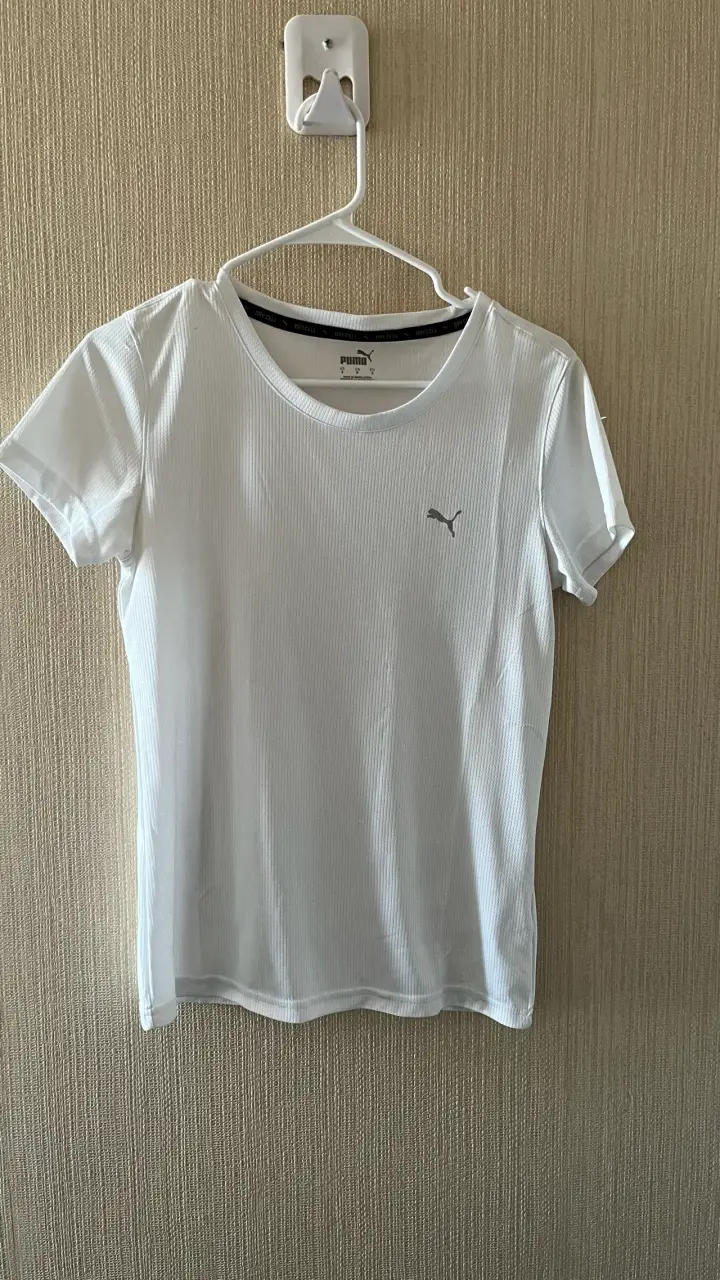 Polera blanca Puma deportiva - 1