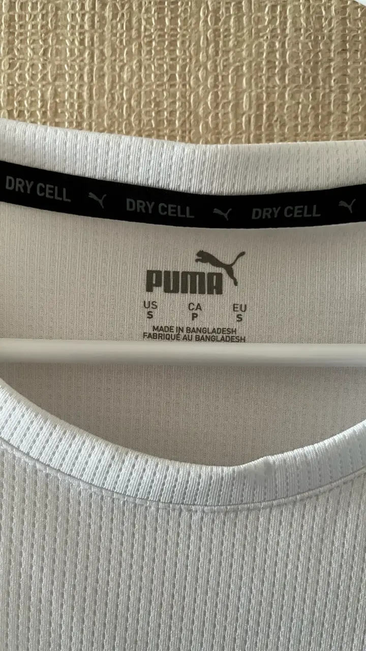 Polera blanca Puma deportiva - 2