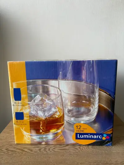 NUEVO Set de vasos Luminarc 12 piezas - miniatura 1