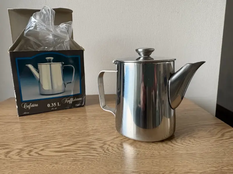 Cafetera de acero 0.35L - 6