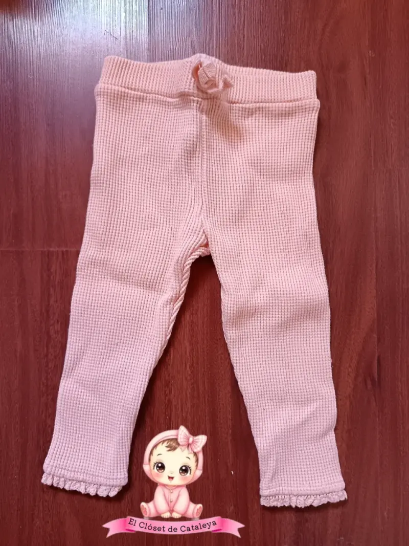 Pantalones bebé rosados