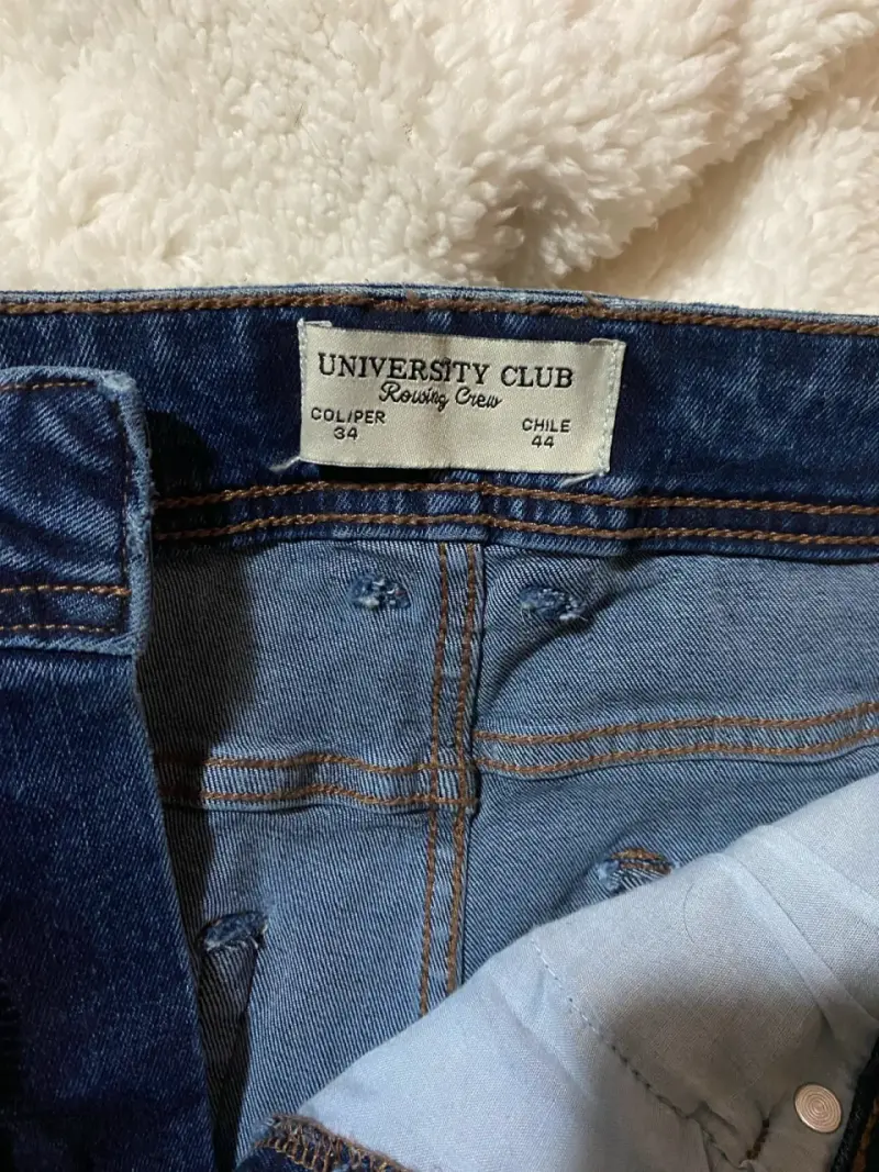 Jeans azul slim de varon - 3