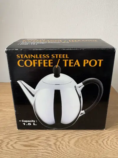 Tetera cafetera de acero inoxidable - miniatura 2