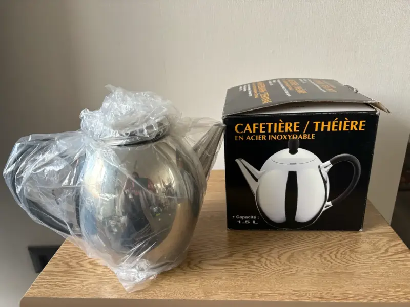Tetera cafetera de acero inoxidable - 3