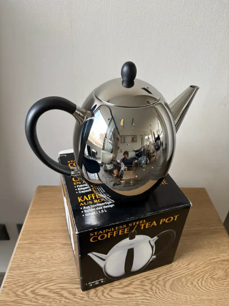 Tetera cafetera de acero inoxidable - 5