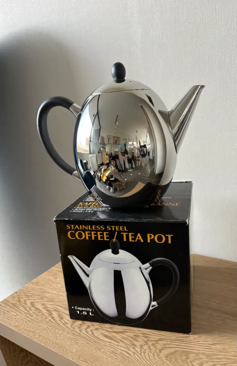 Tetera cafetera de acero inoxidable - 6