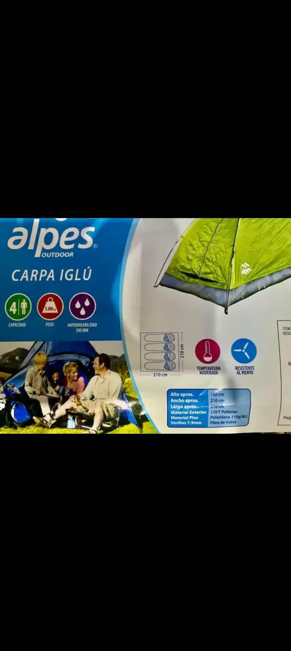 Carpa Iglú Alpes 4 personas - 1