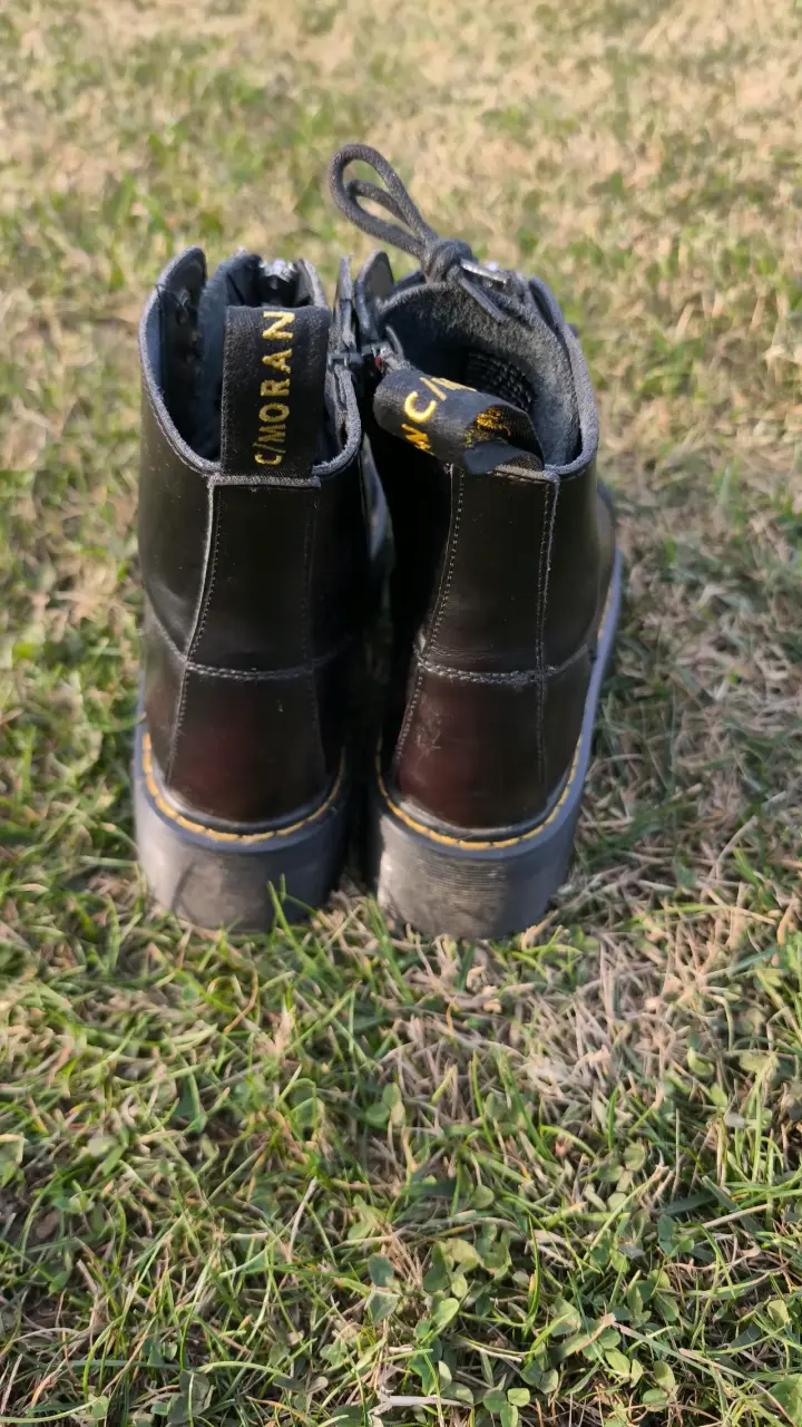 Botines negras con plataforma - 4