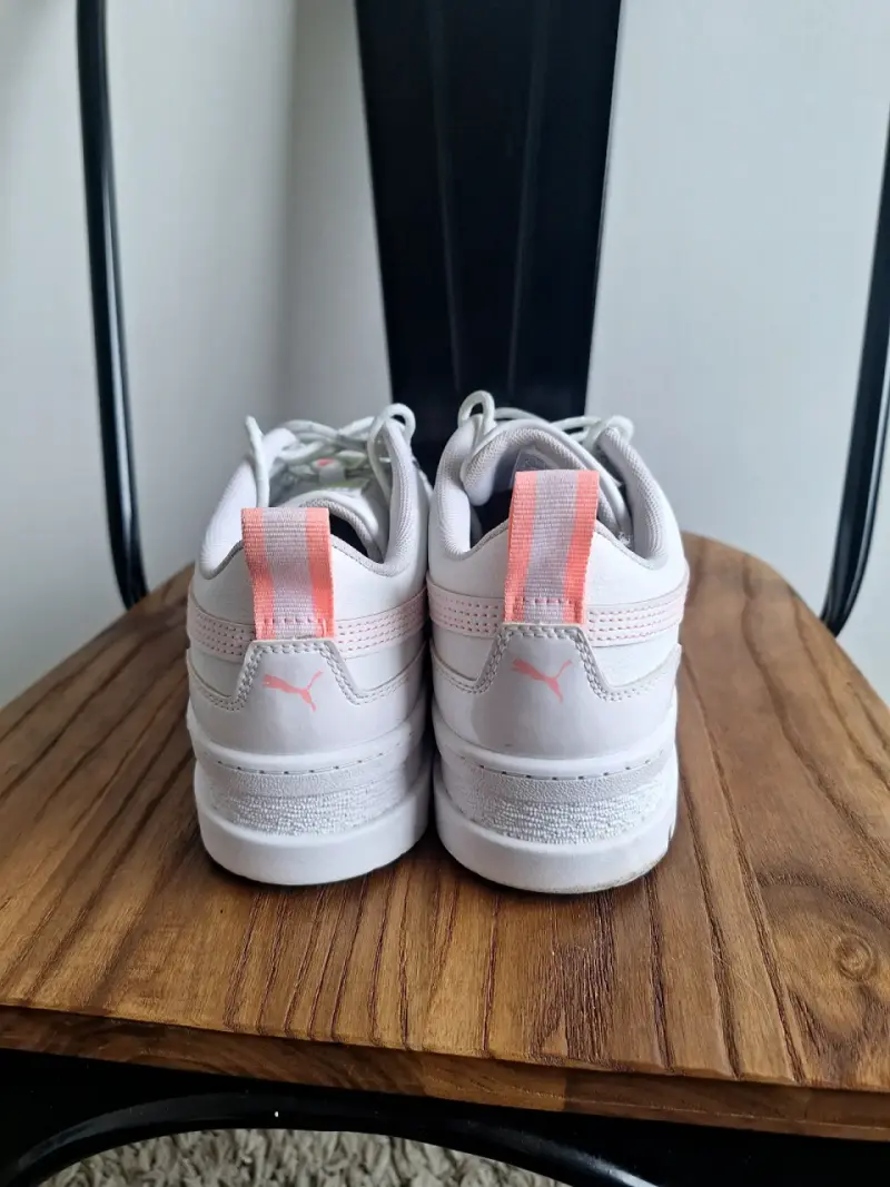 Zapatillas blancas Puma de plataforma - 3
