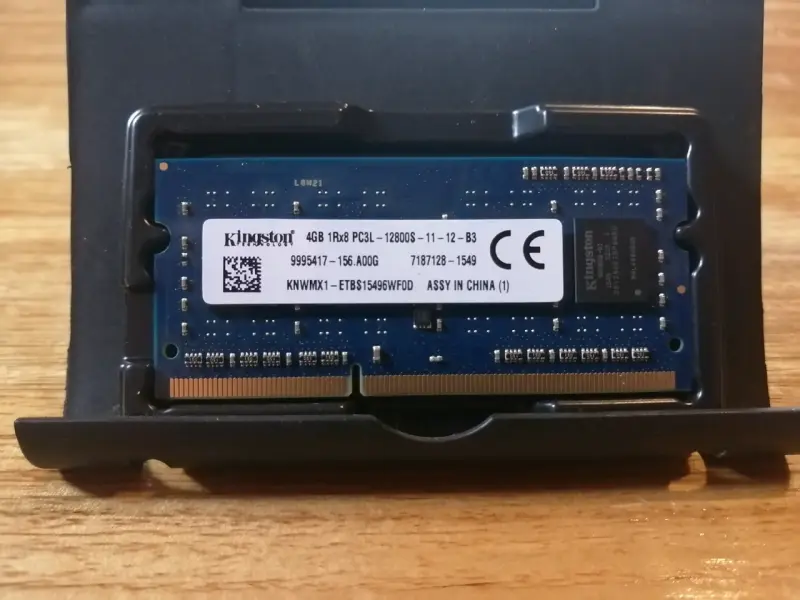 Memoria RAM Notebook Kingston 4GB DDR3