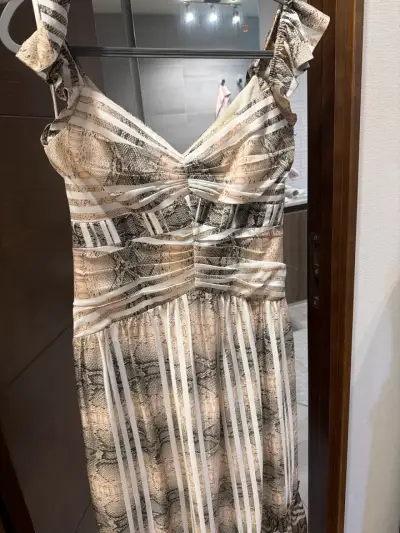 Vestido estampado serpiente - miniatura 1
