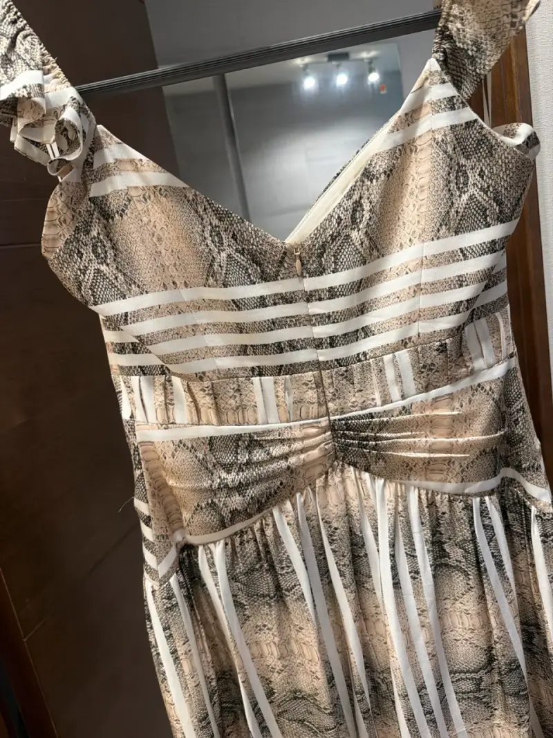 Vestido estampado serpiente - 3