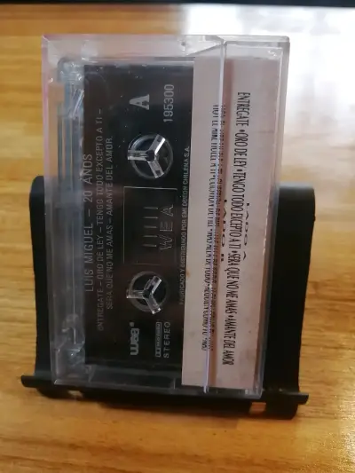 Cassette Luis Miguel - 20 años (1990 - WEA) - miniatura 2