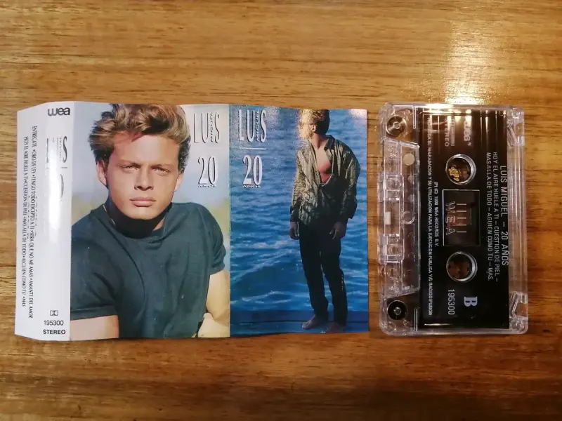 Cassette Luis Miguel - 20 años (1990 - WEA) - 3