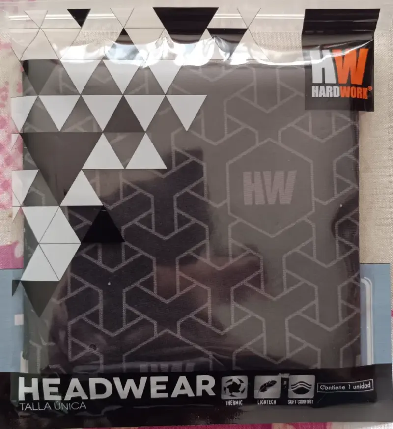 Bandana Headwear HW Hardwork negro - 1