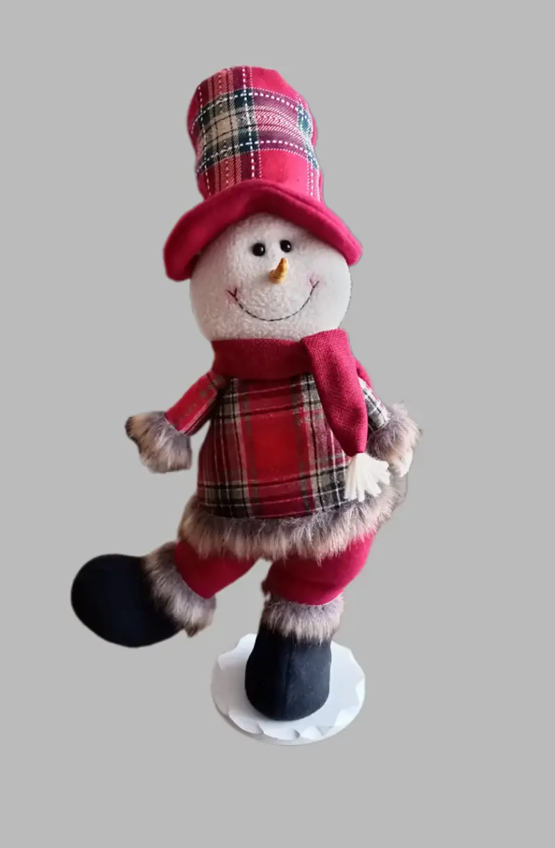 Muñecos Reno y Frosty decorativo navideño. - 2