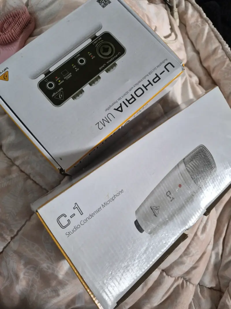 Interfaz y micrófono Behringer - 1