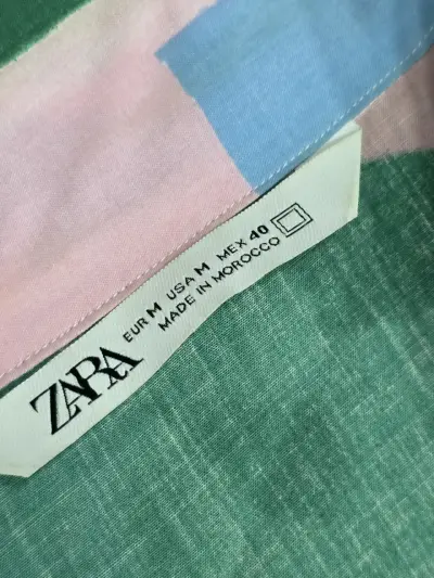 Camisa estampada colorida Zara - miniatura 4