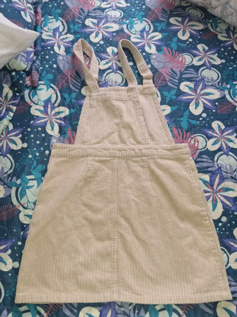 Jumper beige de tirantes - 1