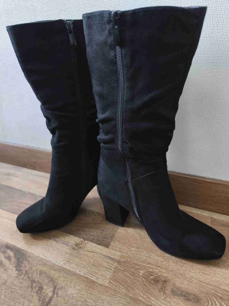 Botas negras de gamuza - 2