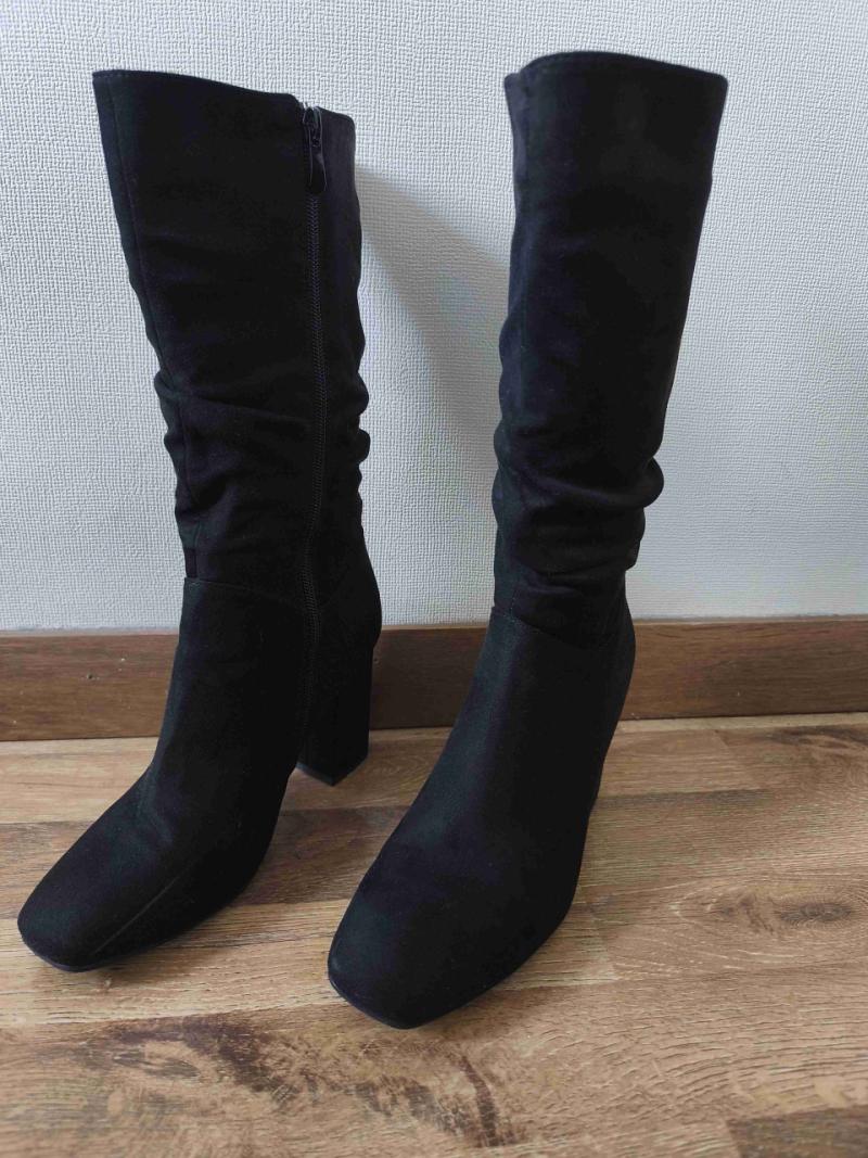 Botas negras de gamuza - 3