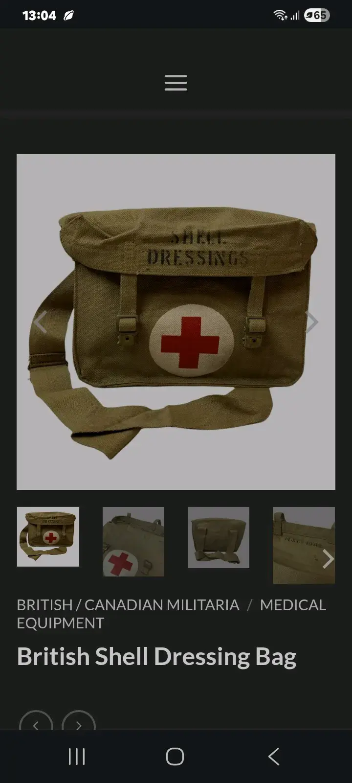 Bolso militar de la cruz roja - 5