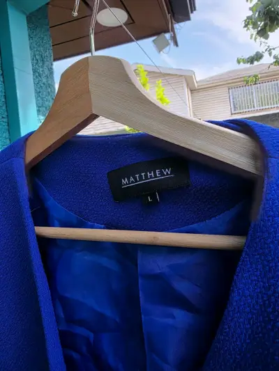 Blazer azul elegante - miniatura 3