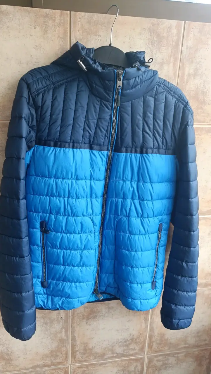 Chaqueta acolchada azul - 1
