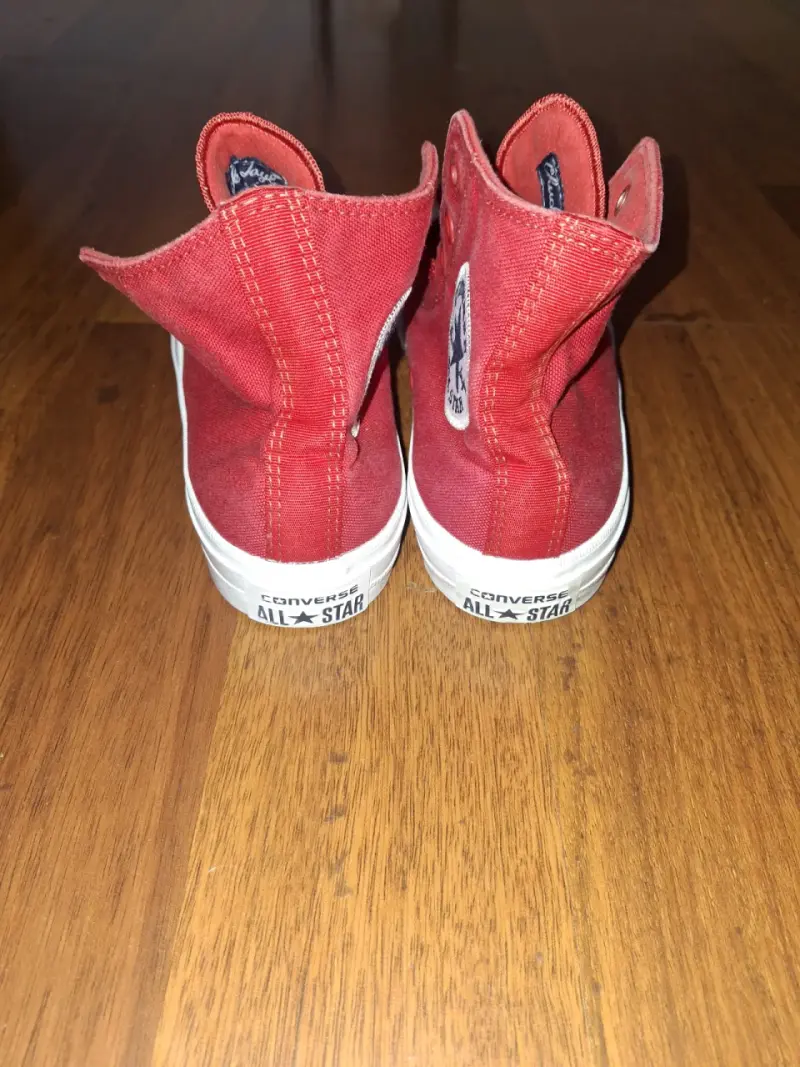Zapatillas rojas de lona - 2