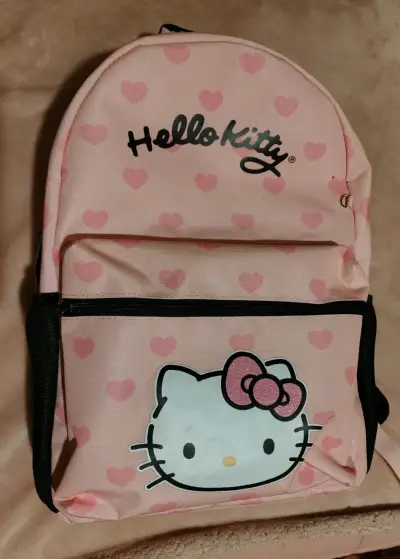 Mochila Hello Kitty rosa - miniatura 1