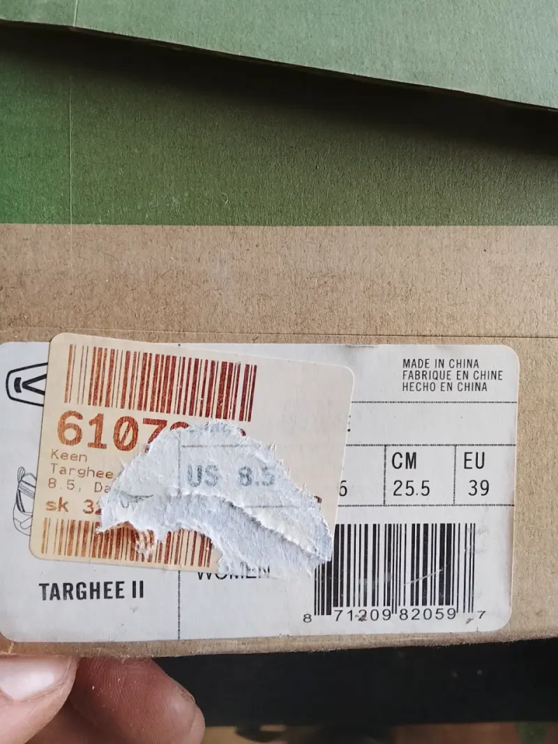 Caja de zapato zapatilla Keen - 3