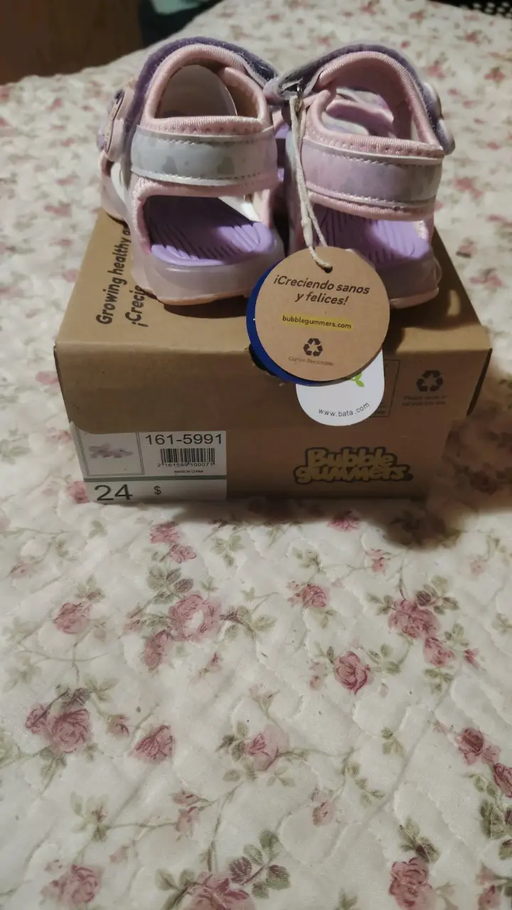 Sandalias rosadas Bubblegummers nuevas - 2