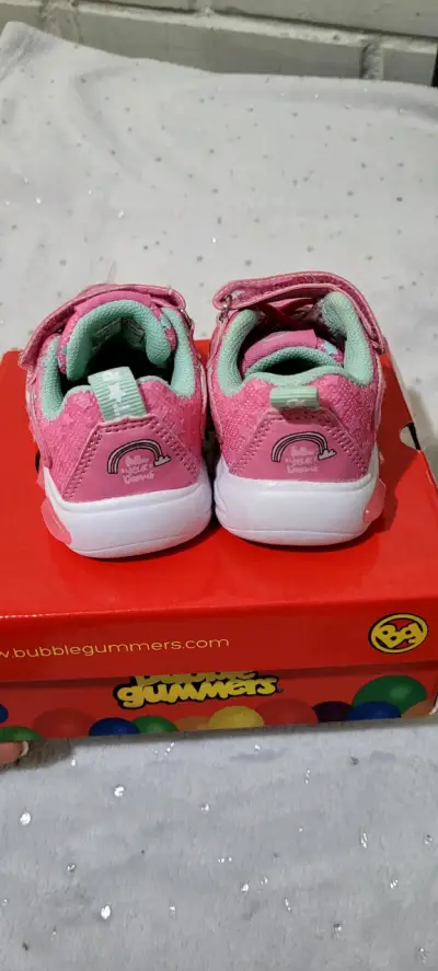 Zapatillas infantiles rosadas - miniatura 4