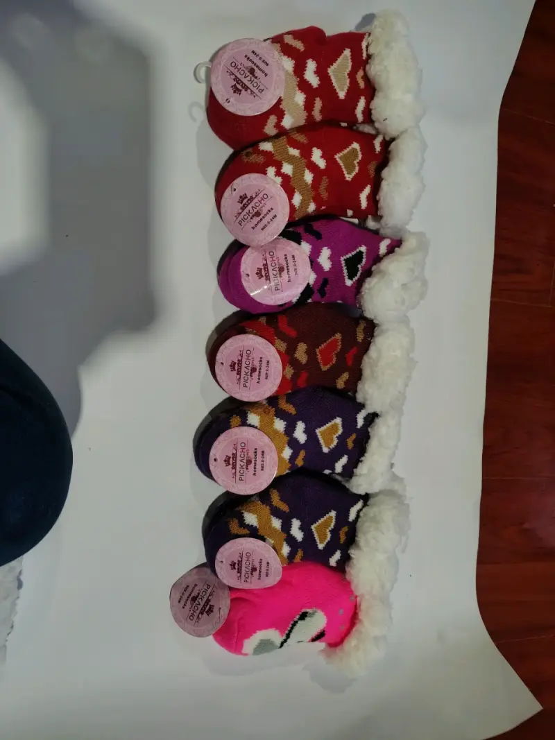 Calcetas con chiporro multicolores