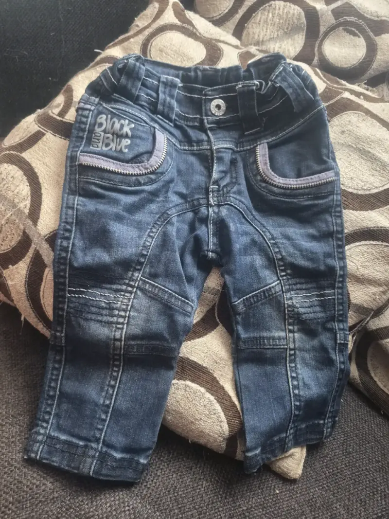 Jeans Black and Blue 12M - 2
